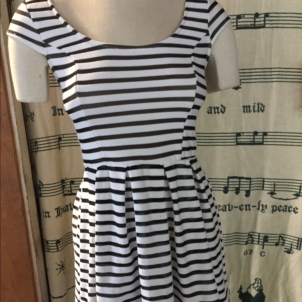 pleated dress